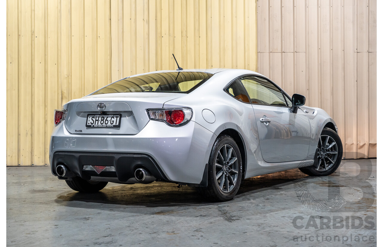 7/2012 Toyota 86 GT ZN6 2d Coupe Metallic Silver 2.0L