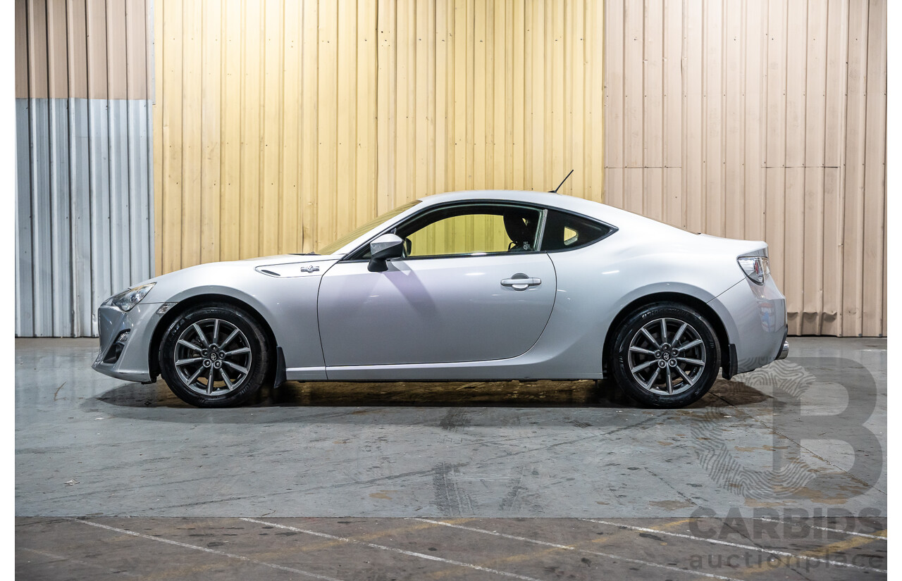 7/2012 Toyota 86 GT ZN6 2d Coupe Metallic Silver 2.0L