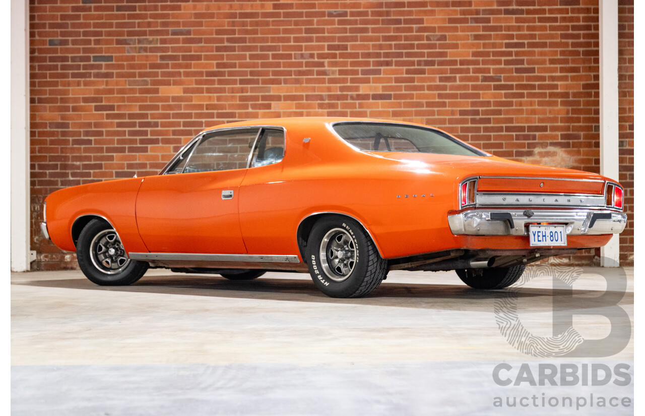 1/1972 Chrysler Valiant Regal 770 VH Hardtop 2d Coupe Hemi Orange 318ci Fireball V8 5.2L - Original Survivor Car