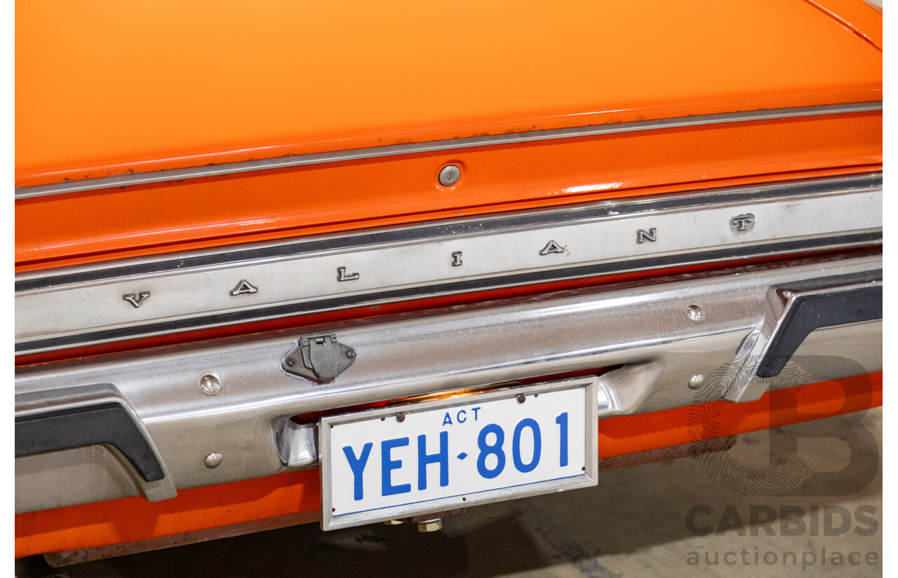 1/1972 Chrysler Valiant Regal 770 VH Hardtop 2d Coupe Hemi Orange 318ci Fireball V8 5.2L - Original Survivor Car