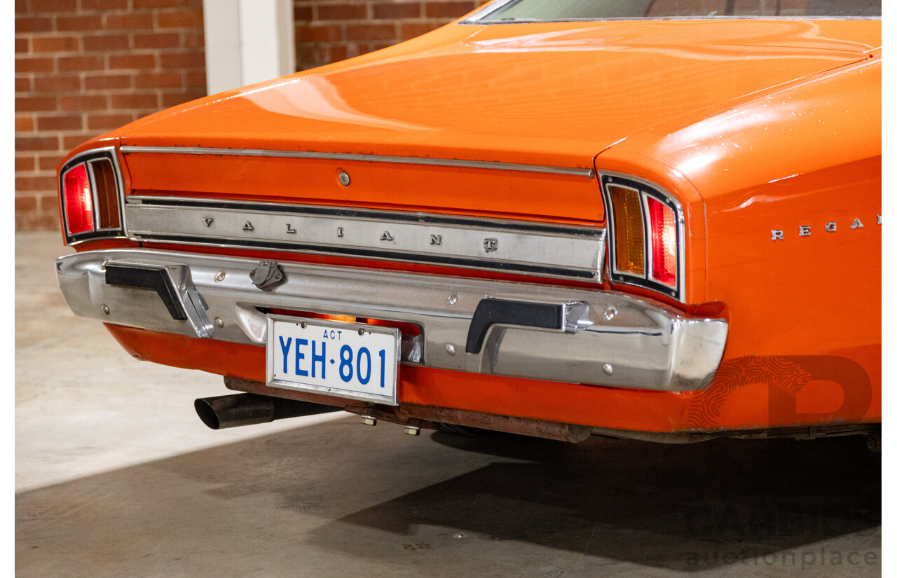1/1972 Chrysler Valiant Regal 770 VH Hardtop 2d Coupe Hemi Orange 318ci Fireball V8 5.2L - Original Survivor Car