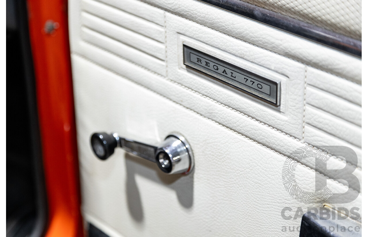 1/1972 Chrysler Valiant Regal 770 VH Hardtop 2d Coupe Hemi Orange 318ci Fireball V8 5.2L - Original Survivor Car