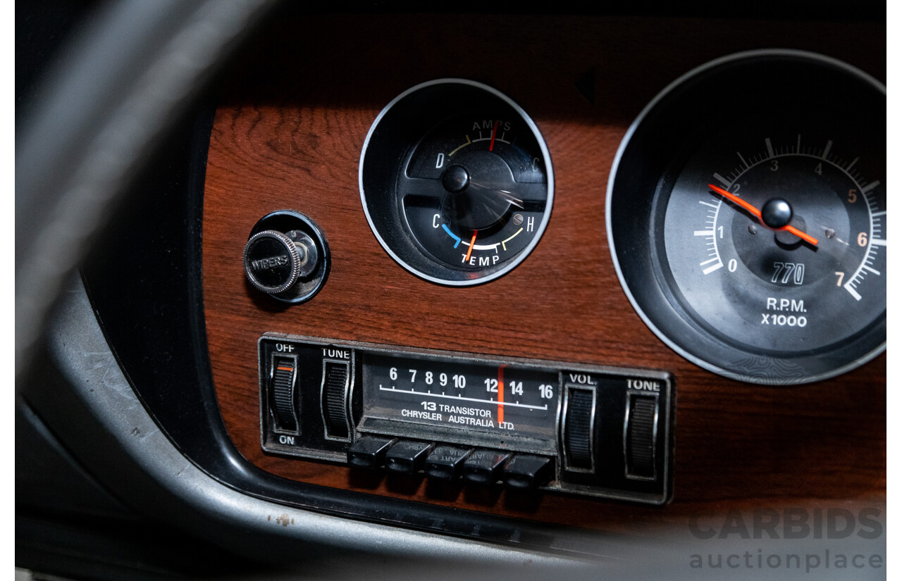 1/1972 Chrysler Valiant Regal 770 VH Hardtop 2d Coupe Hemi Orange 318ci Fireball V8 5.2L - Original Survivor Car