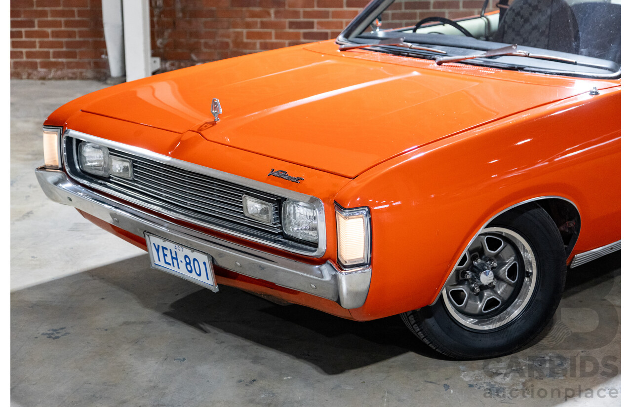 1/1972 Chrysler Valiant Regal 770 VH Hardtop 2d Coupe Hemi Orange 318ci Fireball V8 5.2L - Original Survivor Car
