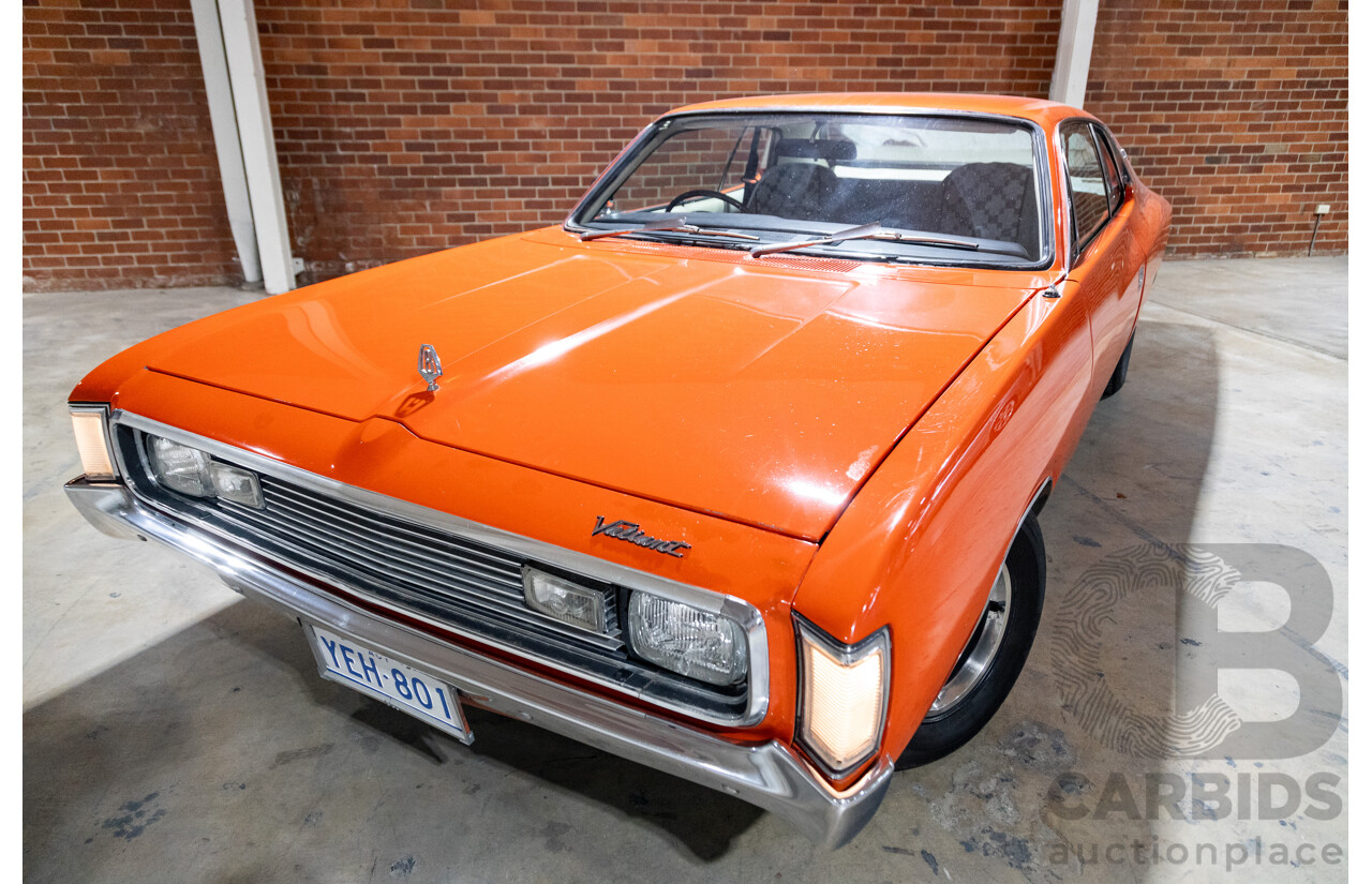 1/1972 Chrysler Valiant Regal 770 VH Hardtop 2d Coupe Hemi Orange 318ci Fireball V8 5.2L - Original Survivor Car
