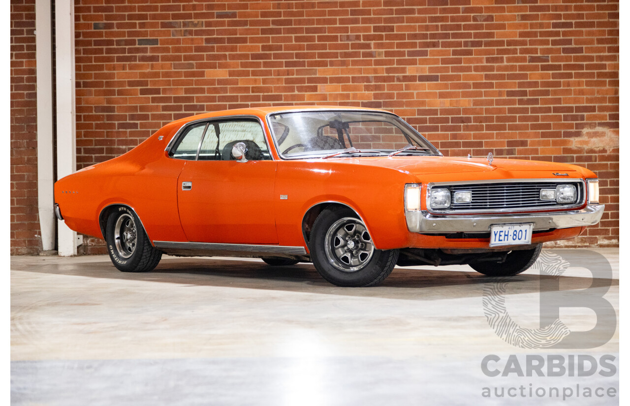 1/1972 Chrysler Valiant Regal 770 VH Hardtop 2d Coupe Hemi Orange 318ci Fireball V8 5.2L - Original Survivor Car