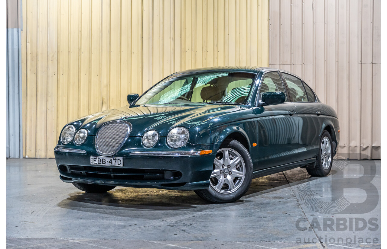 06/2001 Jaguar S Type V6 MY01 4d Sedan Green V6 3.0L