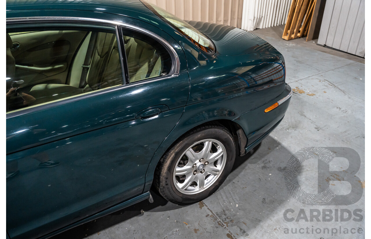 06/2001 Jaguar S Type V6 MY01 4d Sedan Green V6 3.0L