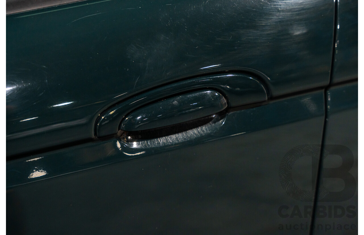 06/2001 Jaguar S Type V6 MY01 4d Sedan Green V6 3.0L