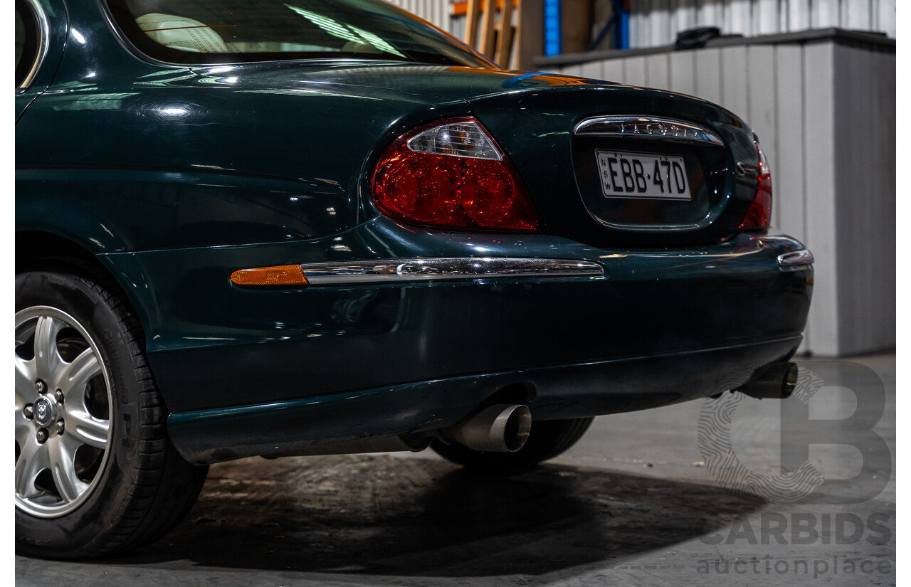06/2001 Jaguar S Type V6 MY01 4d Sedan Green V6 3.0L