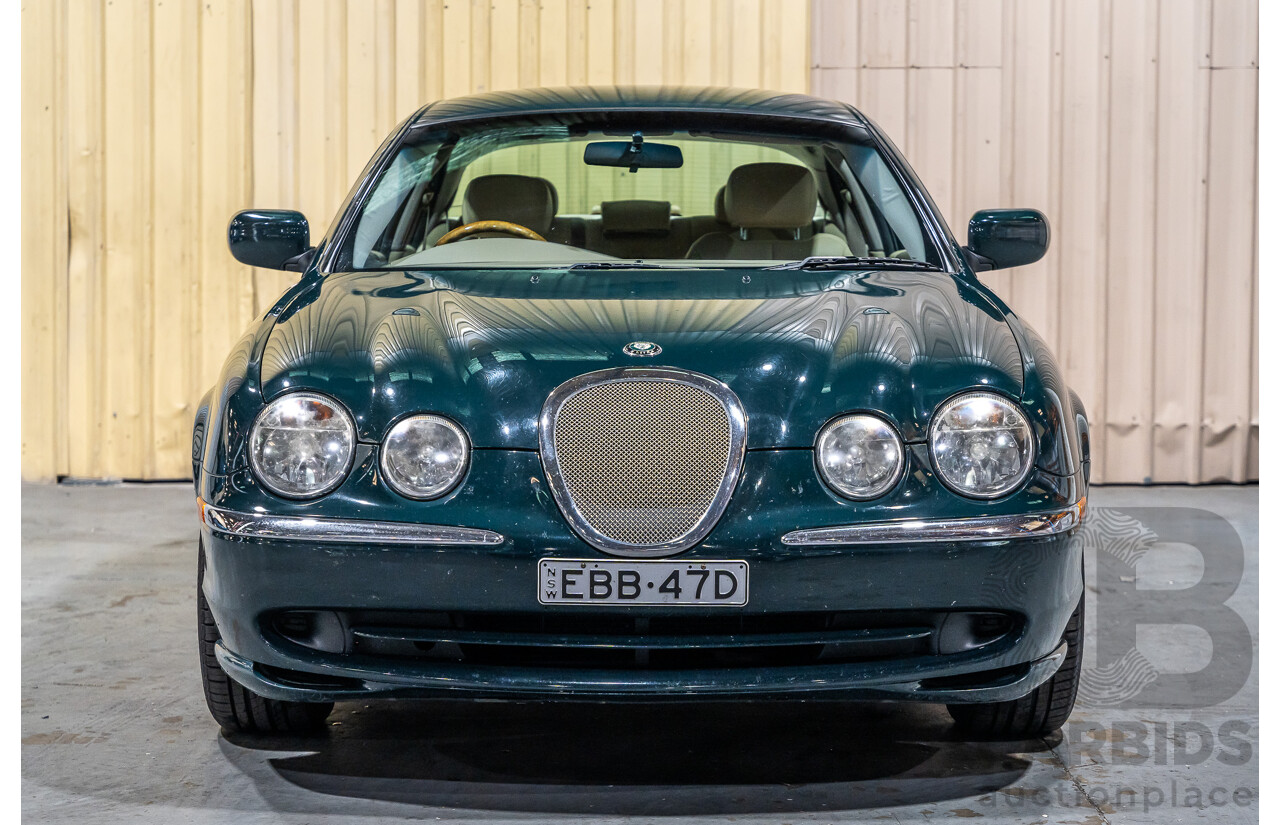 06/2001 Jaguar S Type V6 MY01 4d Sedan Green V6 3.0L