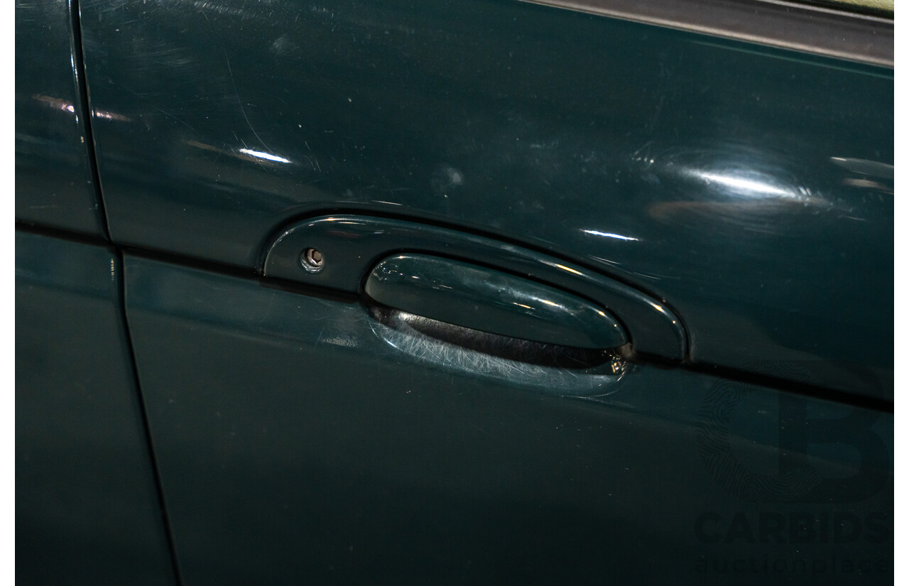 06/2001 Jaguar S Type V6 MY01 4d Sedan Green V6 3.0L