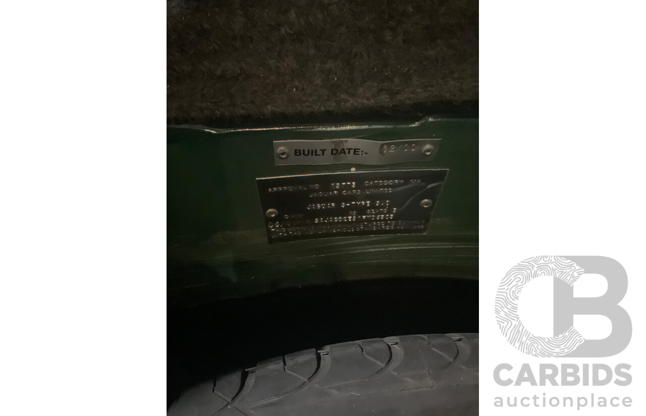 06/2001 Jaguar S Type V6 MY01 4d Sedan Green V6 3.0L