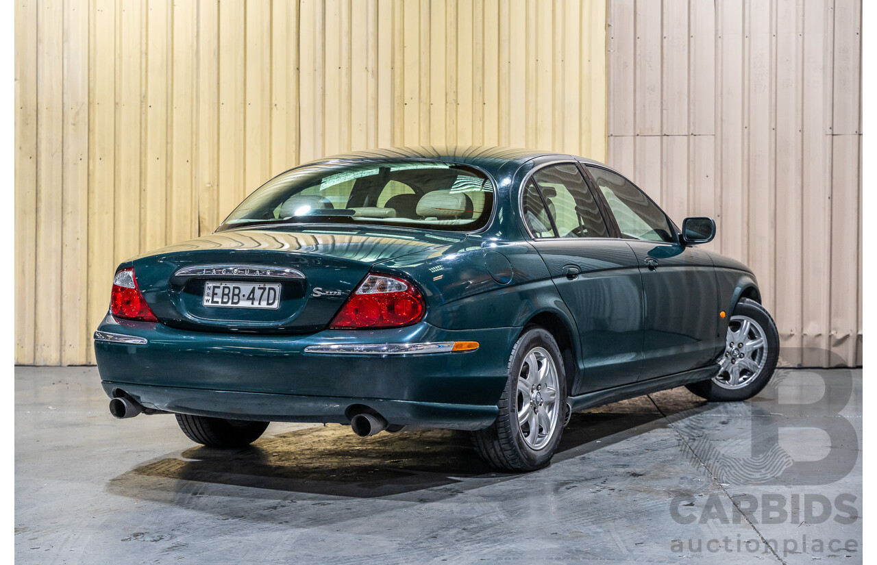 06/2001 Jaguar S Type V6 MY01 4d Sedan Green V6 3.0L