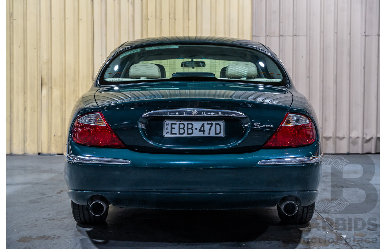 06/2001 Jaguar S Type V6 MY01 4d Sedan Green V6 3.0L