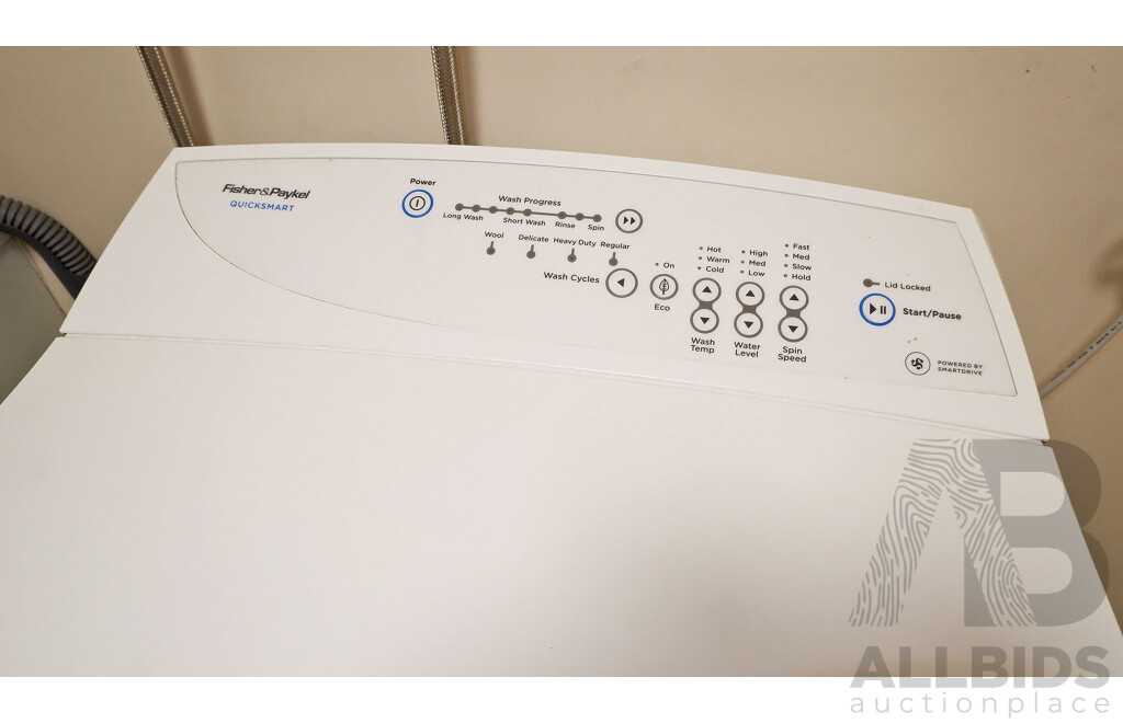 Fisher & Paykel Quicksmart MW513 Top Loading Washing Machine