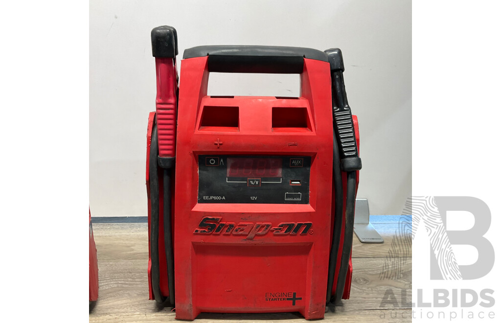 Snap on Jump Starter 12V Lead-Acid EEJP600 - Lot of 2