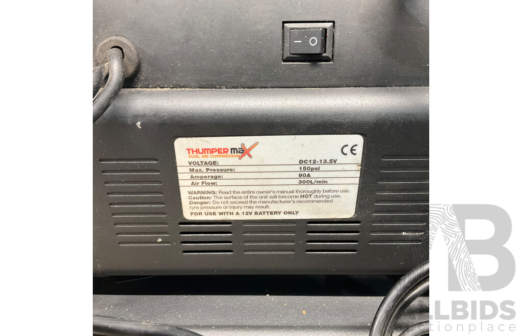 THUMPER MAX Dual Air Compressor