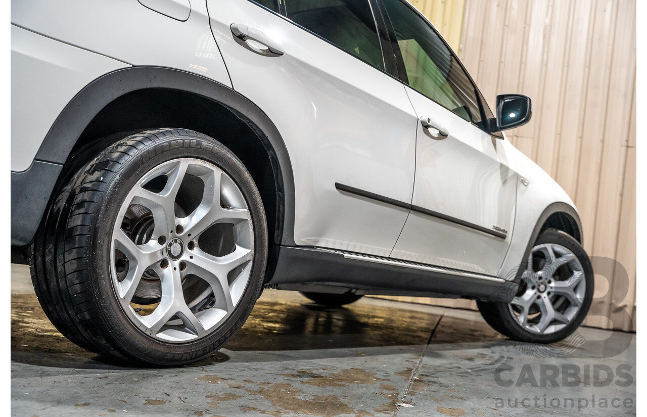 7/2010 BMW X5 Xdrive 40d Sport E70 (4x4) MY10 4d Wagon White Twin Turbo Diesel 3.0L