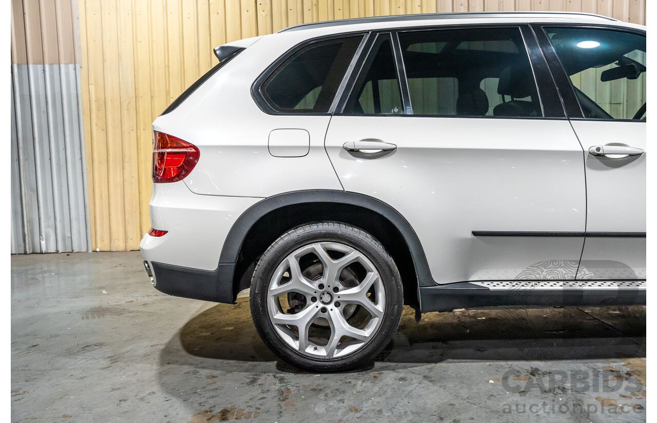 7/2010 BMW X5 Xdrive 40d Sport E70 (4x4) MY10 4d Wagon White Twin Turbo Diesel 3.0L