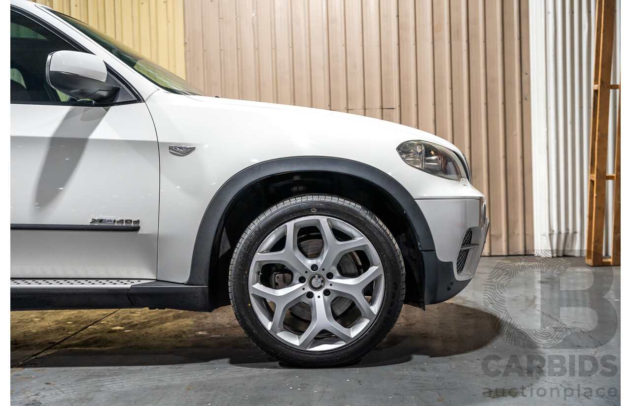 7/2010 BMW X5 Xdrive 40d Sport E70 (4x4) MY10 4d Wagon White Twin Turbo Diesel 3.0L