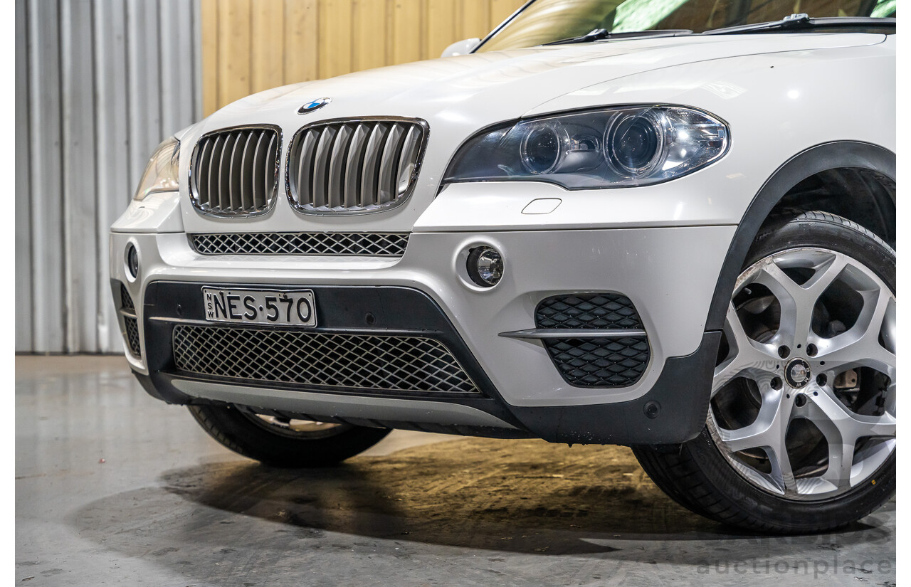 7/2010 BMW X5 Xdrive 40d Sport E70 (4x4) MY10 4d Wagon White Twin Turbo Diesel 3.0L
