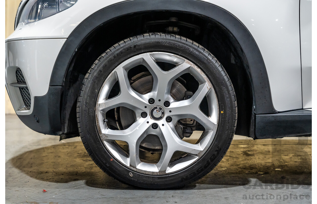 7/2010 BMW X5 Xdrive 40d Sport E70 (4x4) MY10 4d Wagon White Twin Turbo Diesel 3.0L