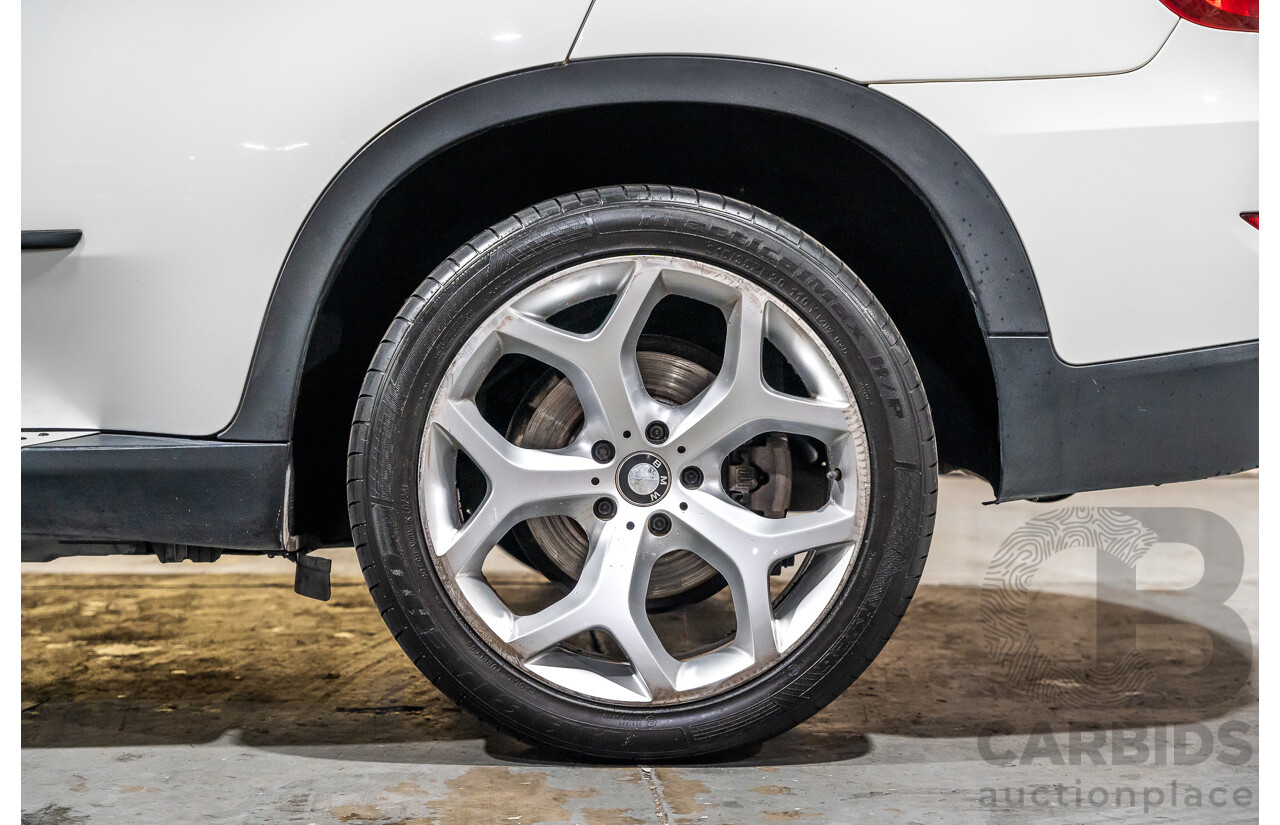 7/2010 BMW X5 Xdrive 40d Sport E70 (4x4) MY10 4d Wagon White Twin Turbo Diesel 3.0L