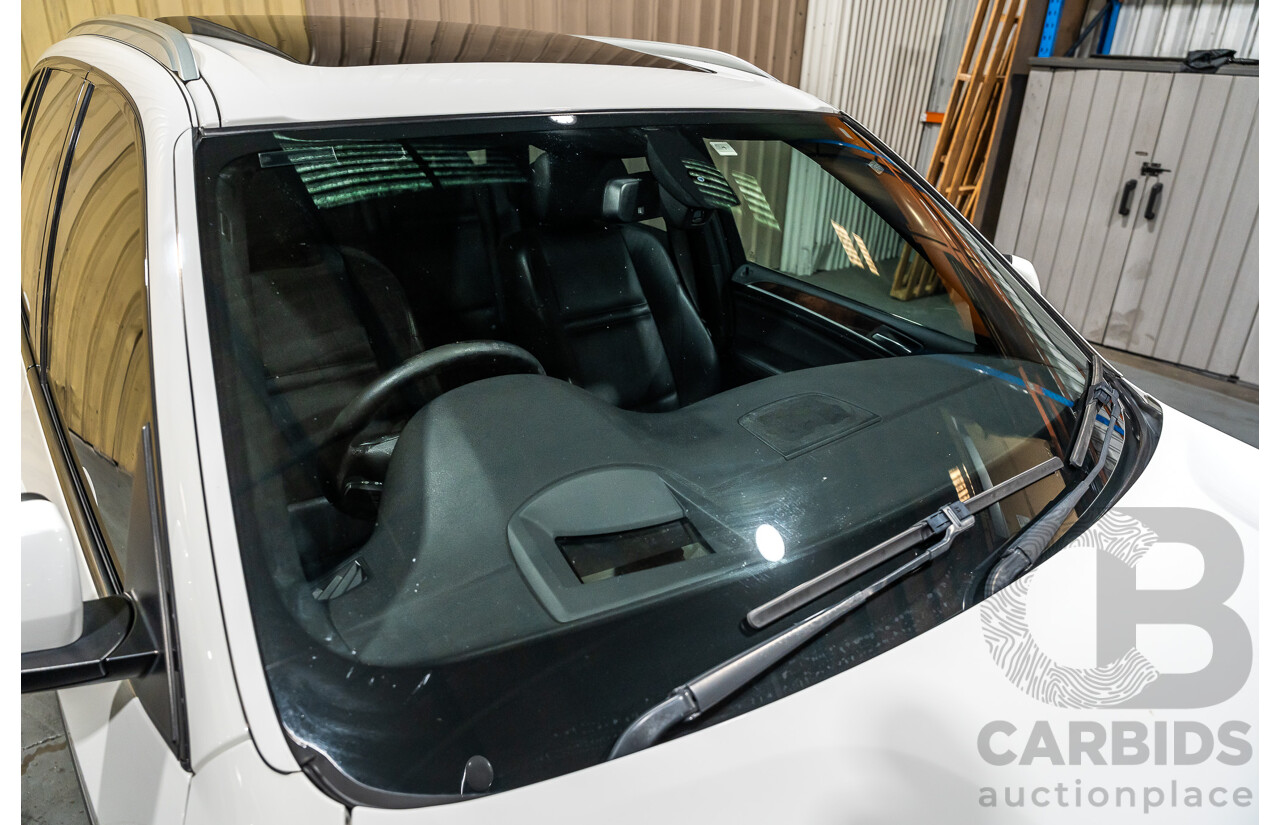 7/2010 BMW X5 Xdrive 40d Sport E70 (4x4) MY10 4d Wagon White Twin Turbo Diesel 3.0L