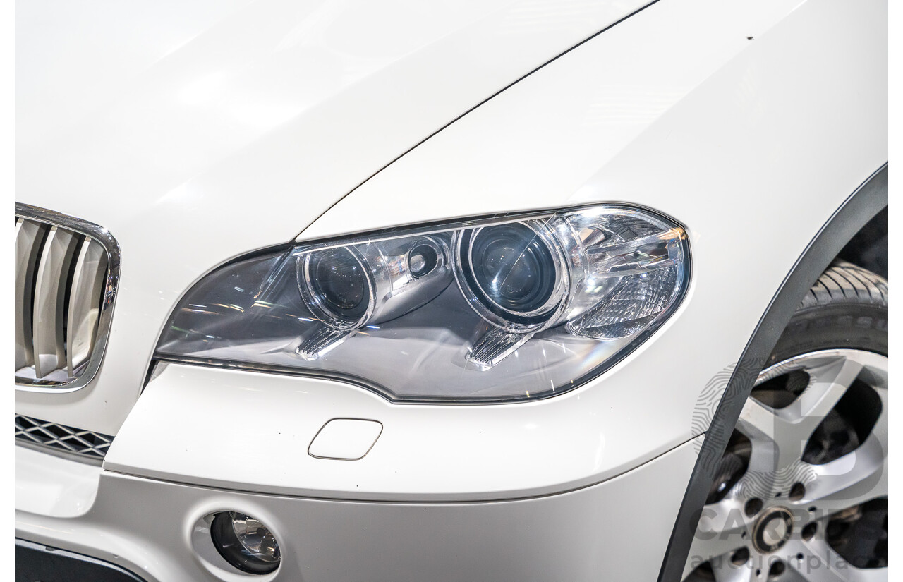 7/2010 BMW X5 Xdrive 40d Sport E70 (4x4) MY10 4d Wagon White Twin Turbo Diesel 3.0L