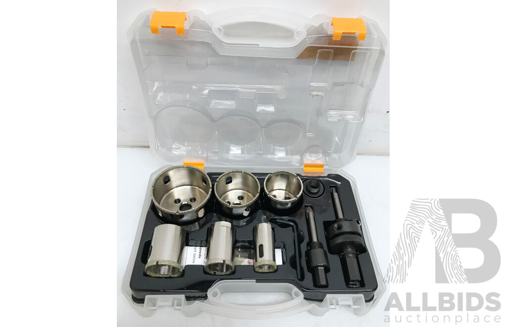 CraftRight 9 Piece Diamond Hole Saw Set