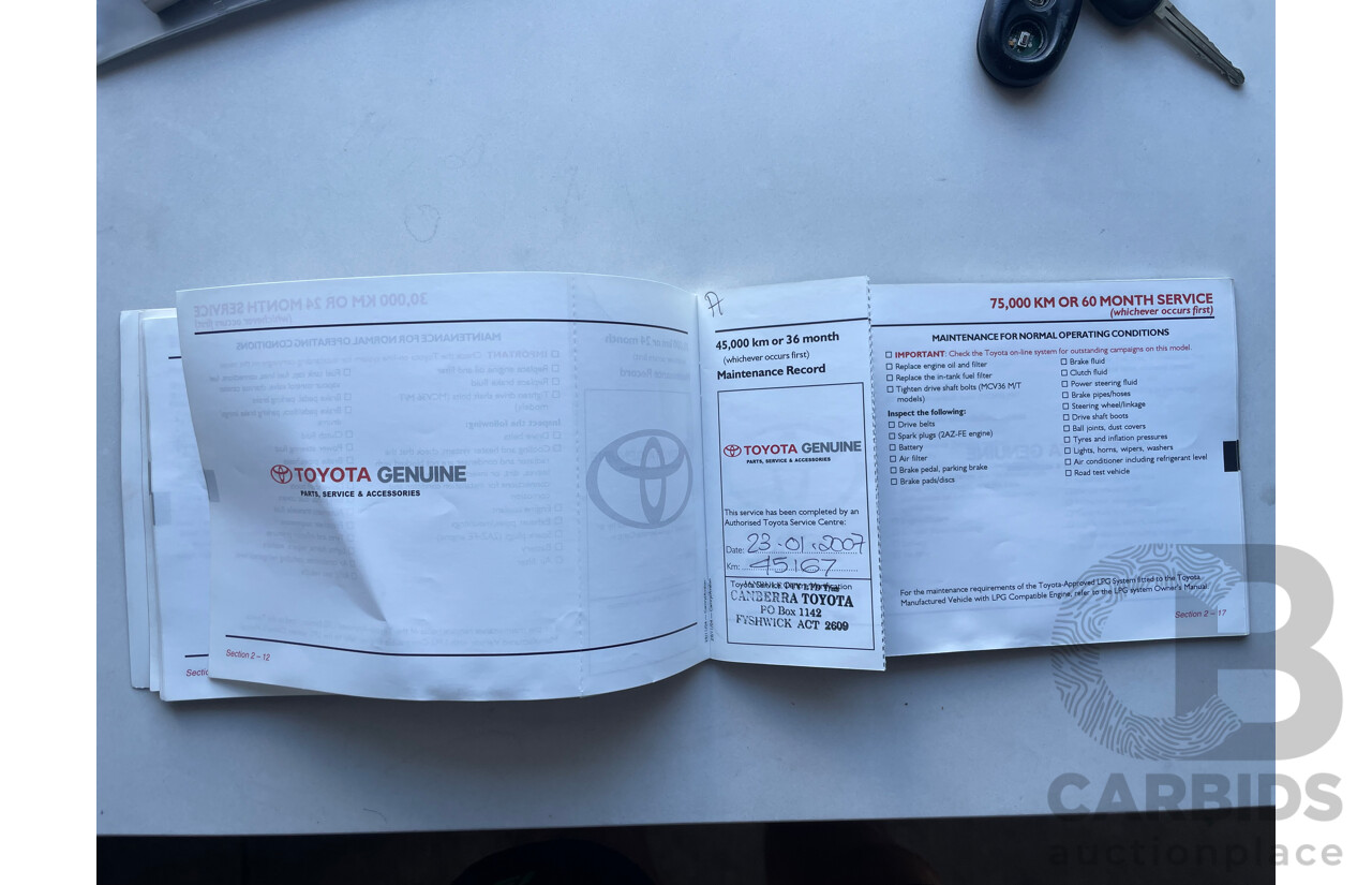 03/2005 Toyota Camry ATEVA FWD ACV36R UPGRADE 4D Sedan Fawn 2.4L