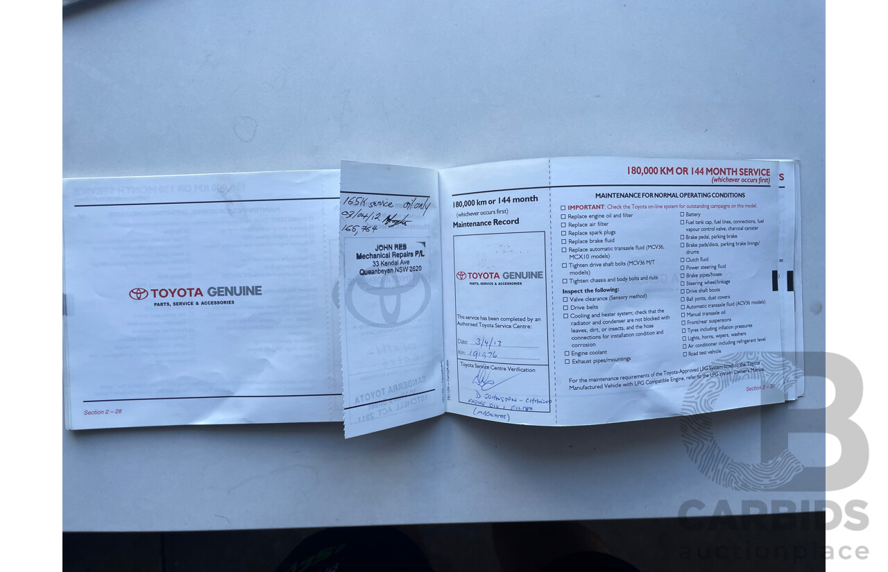 03/2005 Toyota Camry ATEVA FWD ACV36R UPGRADE 4D Sedan Fawn 2.4L