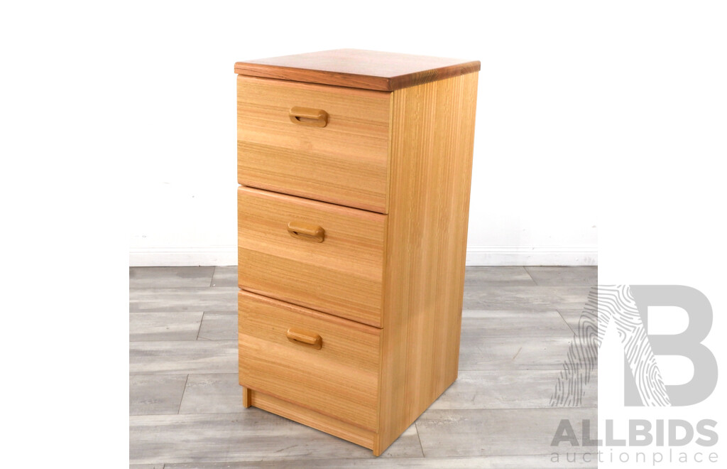 Modern Three Drawer Filer