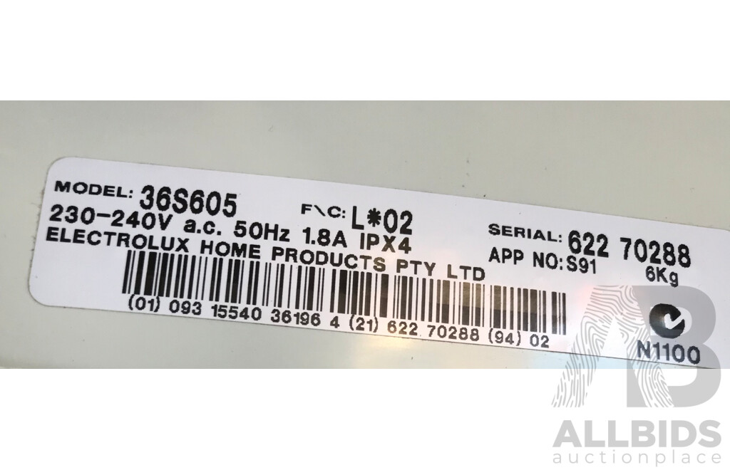 Simpson(36S605) 6kg Top Loader Washing Machine