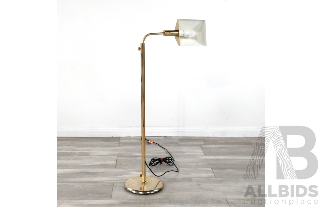 Brass Adjustable Floor Lamp
