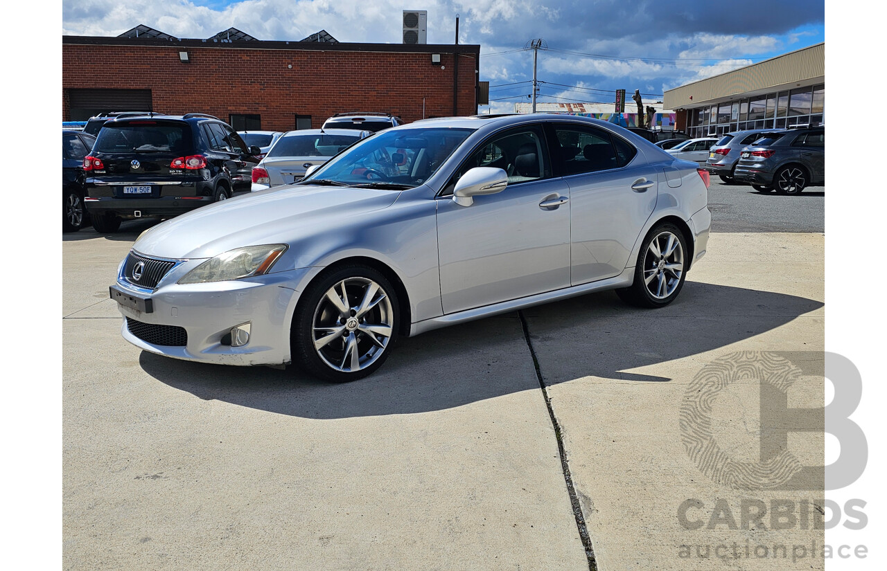 1/2009 Lexus Is250 Prestige GSE20R 08 UPGRADE 4d Sedan Silver Or Chrome 2.5L