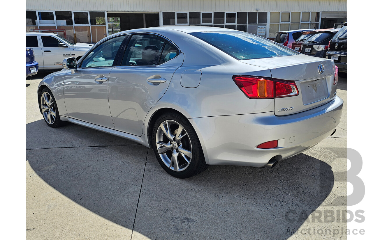 1/2009 Lexus Is250 Prestige GSE20R 08 UPGRADE 4d Sedan Silver Or Chrome 2.5L