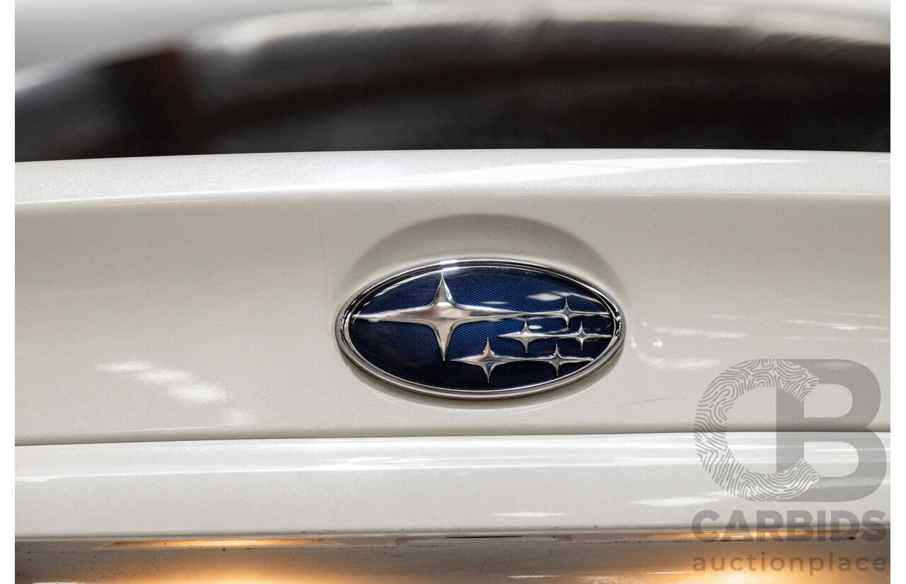 2/2015 Subaru WRX STI Premium (AWD) MY15 4d Sedan Pearl White Turbo 2.5L