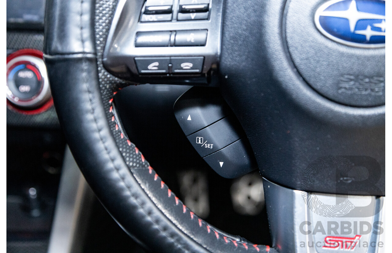 2/2015 Subaru WRX STI Premium (AWD) MY15 4d Sedan Pearl White Turbo 2.5L