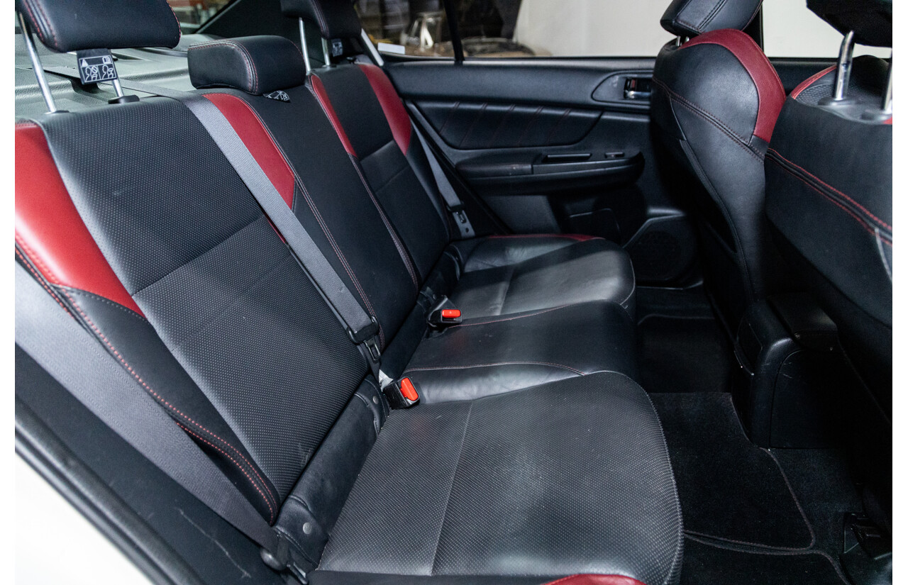 2/2015 Subaru WRX STI Premium (AWD) MY15 4d Sedan Pearl White Turbo 2.5L