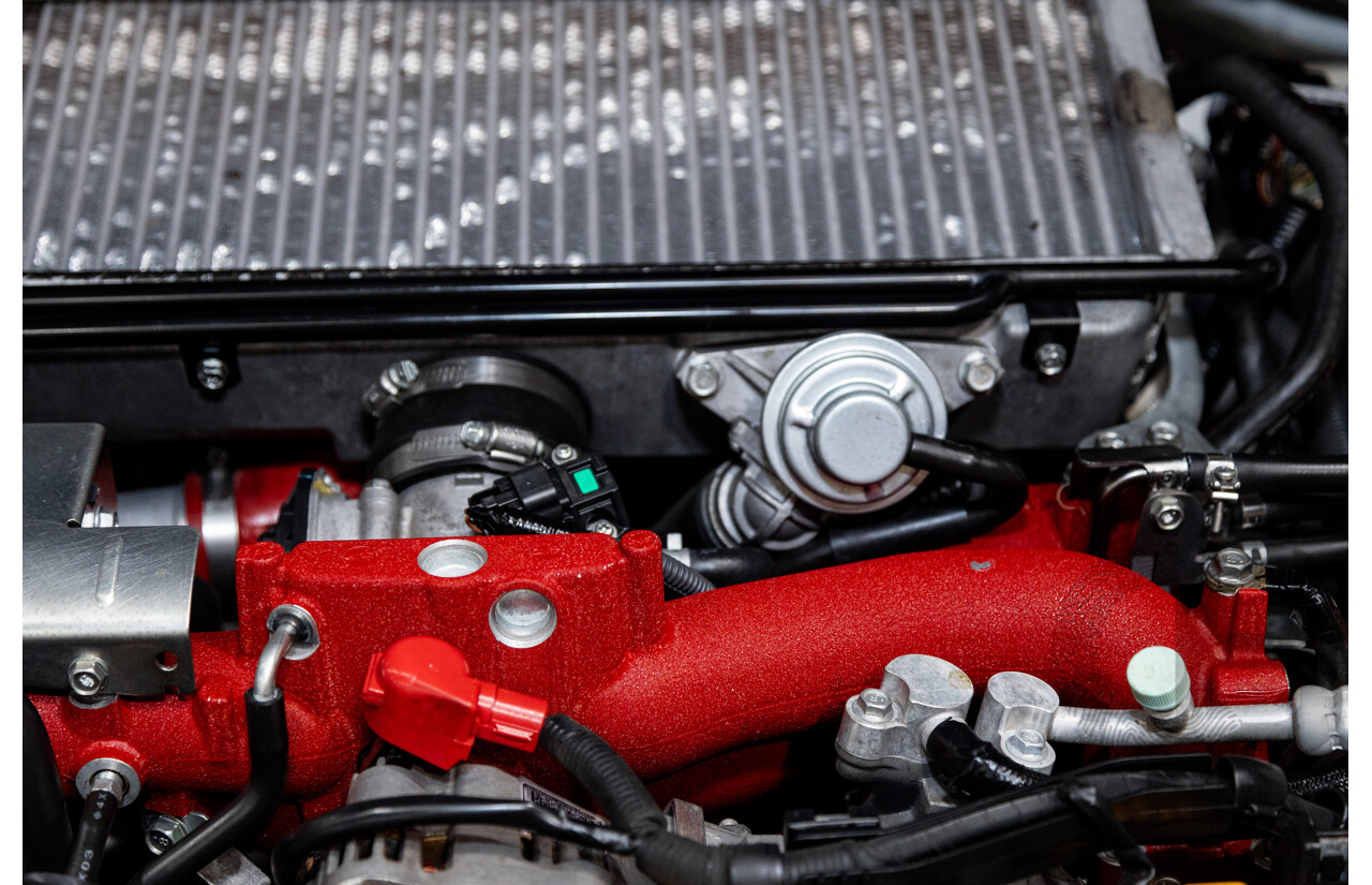 2/2015 Subaru WRX STI Premium (AWD) MY15 4d Sedan Pearl White Turbo 2.5L