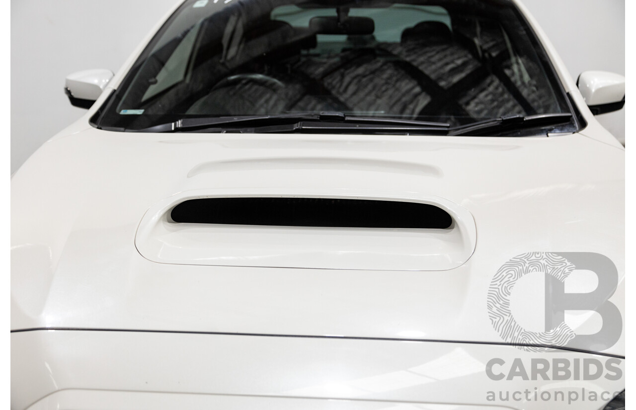2/2015 Subaru WRX STI Premium (AWD) MY15 4d Sedan Pearl White Turbo 2.5L