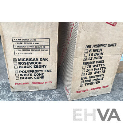 Vintage Acoustic Monitor DB-IV Speakers