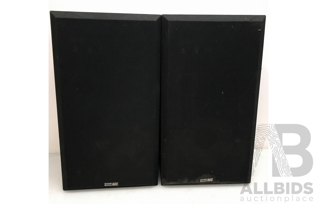 Vintage Acoustic Monitor DB-IV Speakers