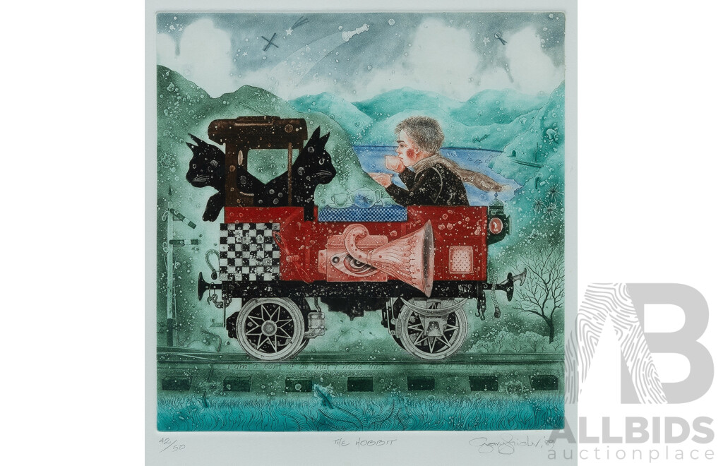 Gary Tricker (New Zealand b.1938), Three Colour Etchings (3) 