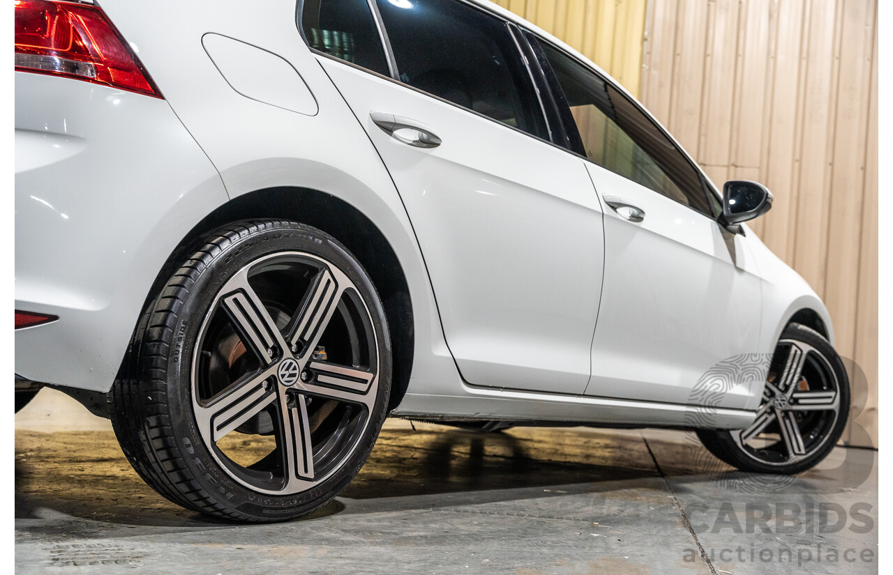 6/2015 Volkswagen Golf 90 TSI MK7 MY15 5d Hatchback White Turbo 1.4L