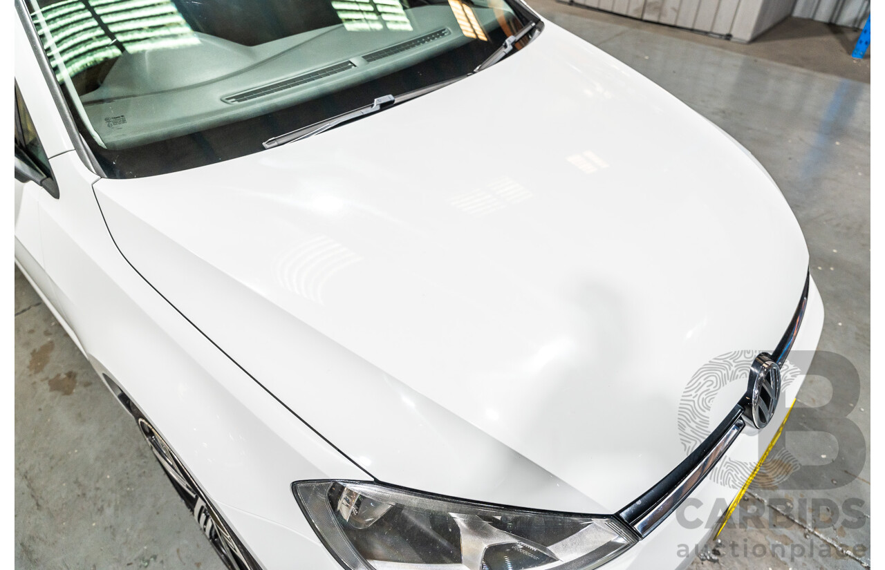 6/2015 Volkswagen Golf 90 TSI MK7 MY15 5d Hatchback White Turbo 1.4L