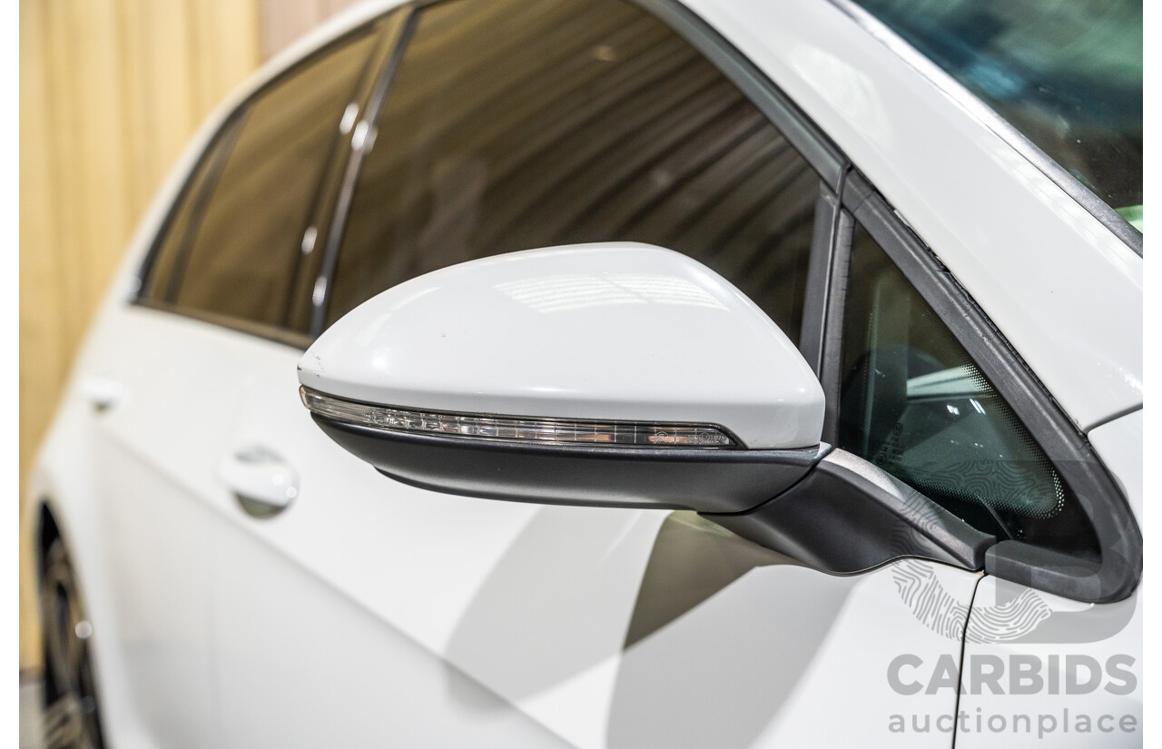 6/2015 Volkswagen Golf 90 TSI MK7 MY15 5d Hatchback White Turbo 1.4L