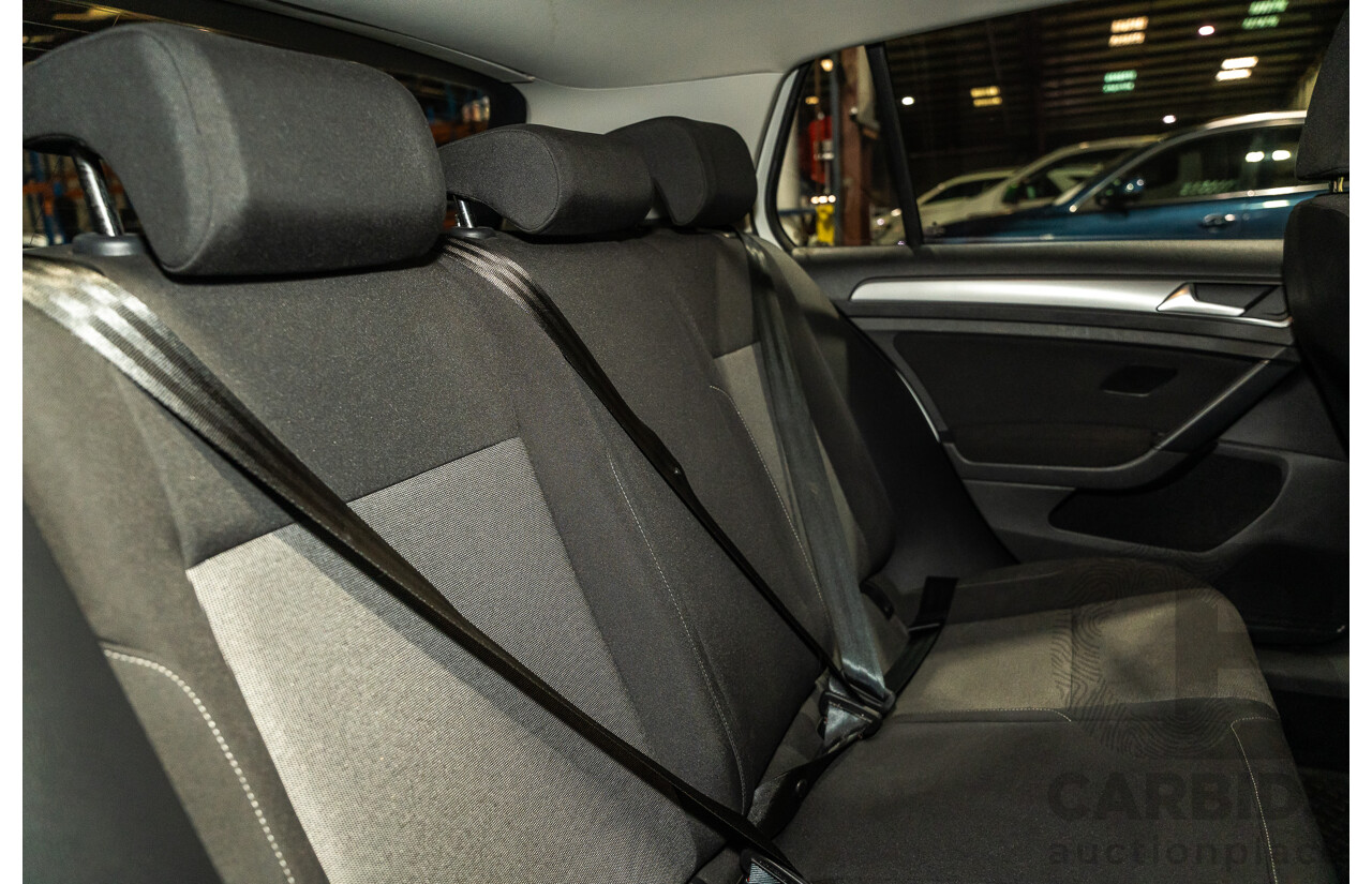 6/2015 Volkswagen Golf 90 TSI MK7 MY15 5d Hatchback White Turbo 1.4L